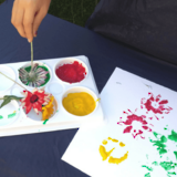 Nature art activities for toddlers & preschoolers