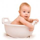 Baby bath time essentials