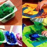 Make your own edible finger paints