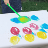 Fly swat painting for toddlers & preschoolers