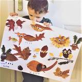 Make your own autumn leaf monsters