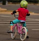 Teaching kids to ride their first bike