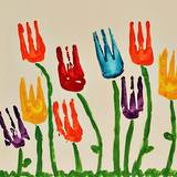 Tulip fork painting